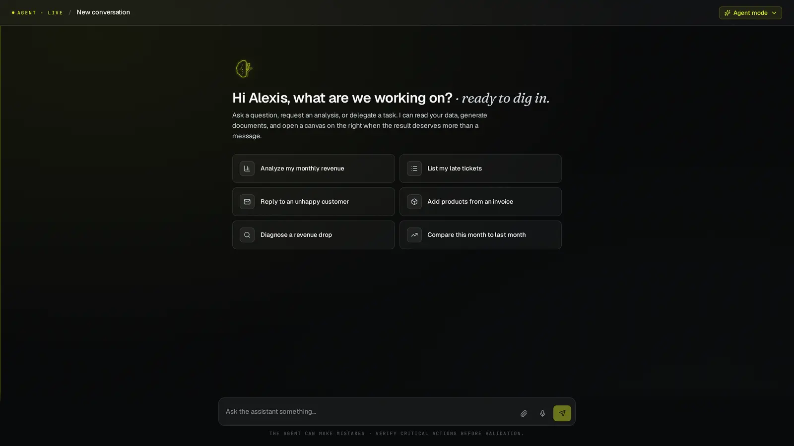 RepairMind's AI agent: a conversational interface connected to the whole workshop ERP